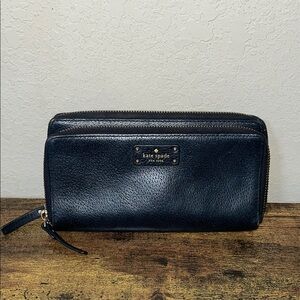 Kate Spade Black Leather Wallet